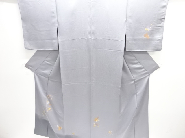 抽象葉模様訪問着